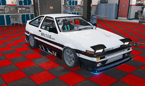 汽車擺設|AE86 GTA 1/64 漂移汽車擺件